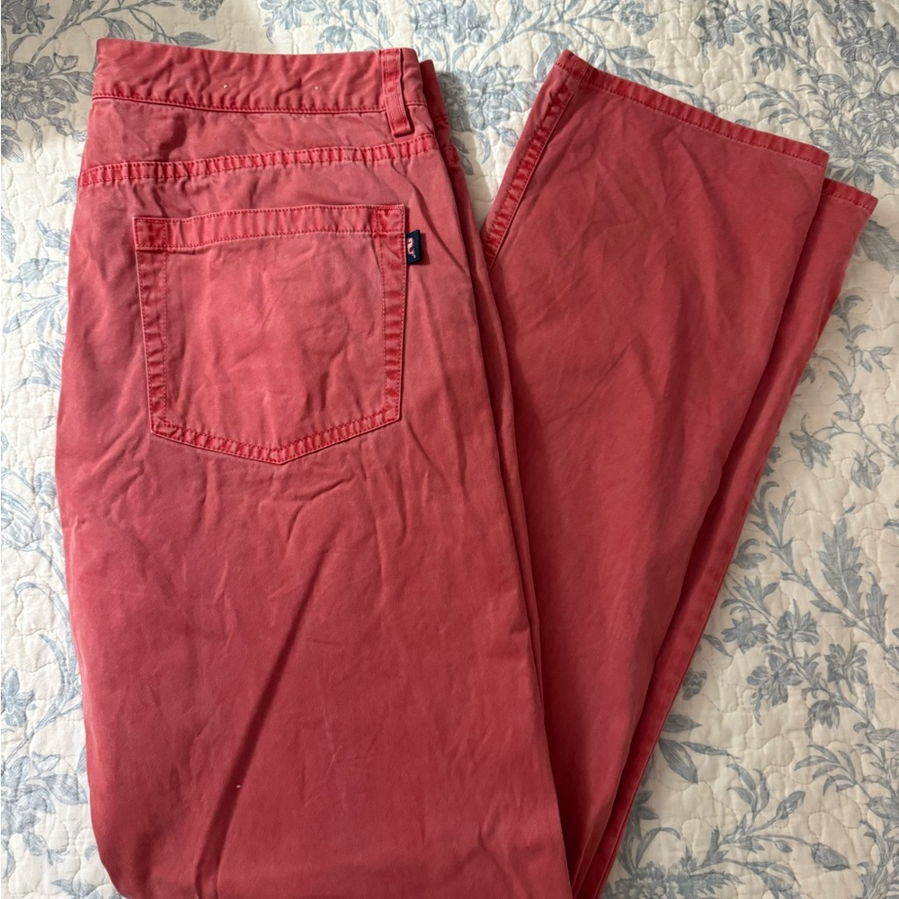 Vineyard Vines Red Pants W32 L32